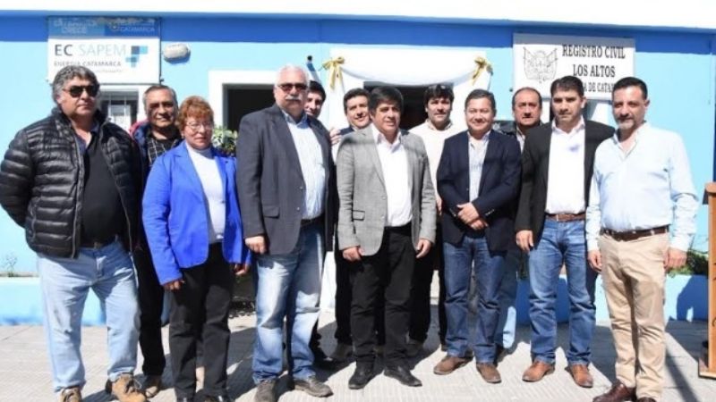 Inauguran una oficina del Registro Civil en Los Altos