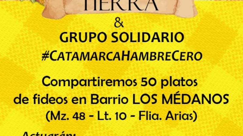 Solidaridad: Compartirán 50 platos de fideos caseros