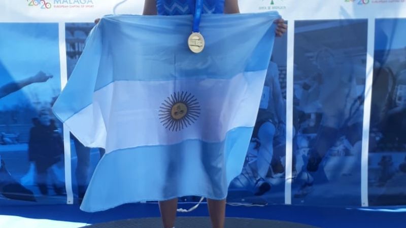 Atleta catamarqueña se destaca en competencia en Málaga, España