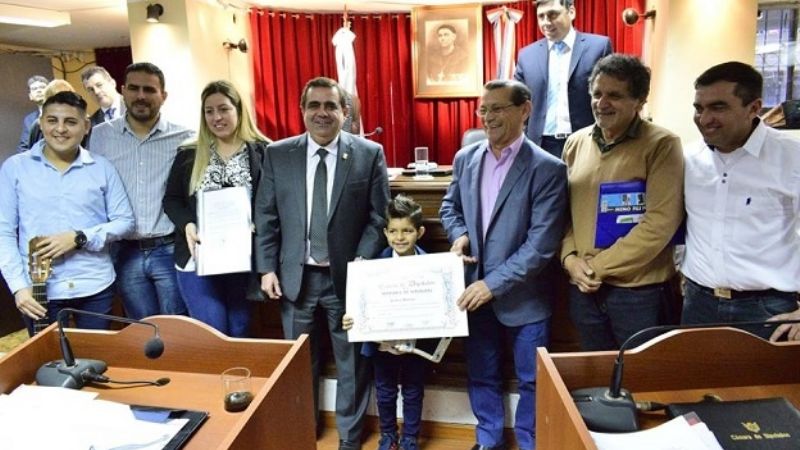 Ramiro Martínez fue homenajeado en Diputados