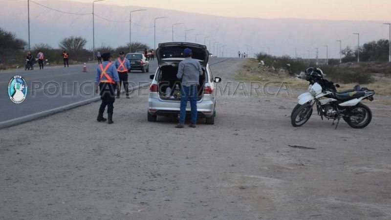 Casi 70 vehículos secuestrados en rigurosos controles