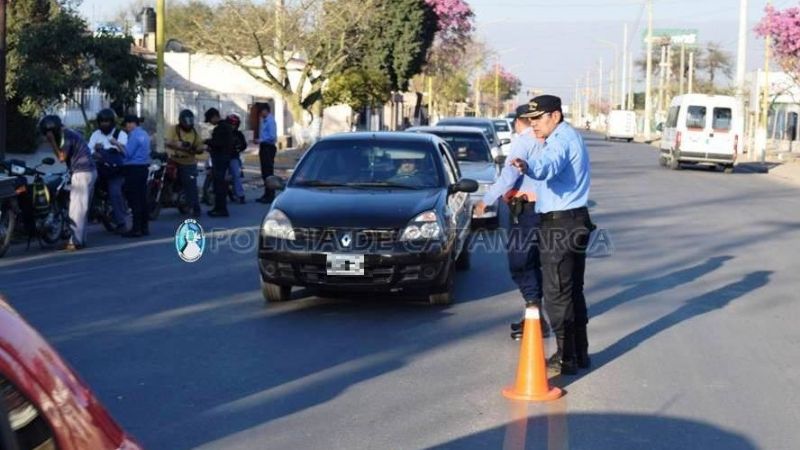 Casi 70 vehículos secuestrados en rigurosos controles