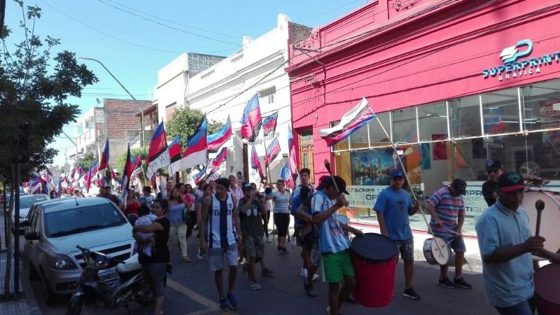 Movilización en contra del ajuste de Macri