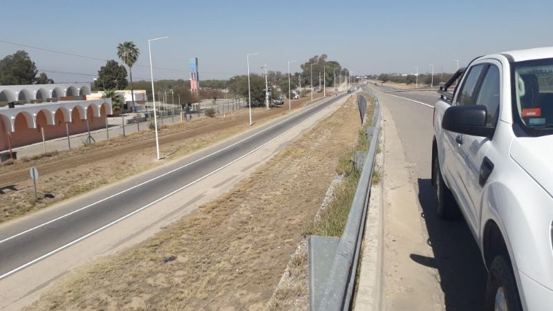 Construyen colectora en la Circunvalación