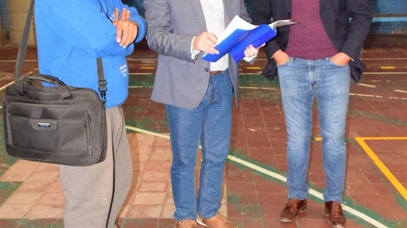 Sanchez consiguió 100 mil pesos para clubes de Santa María