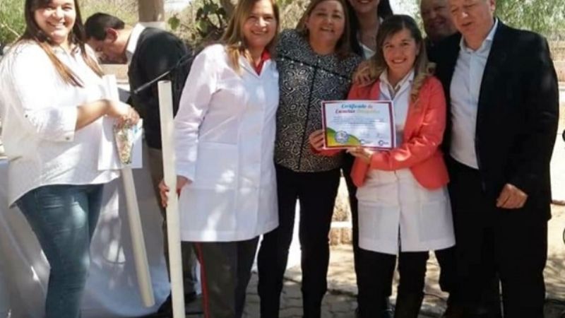 Certificaron a "Escuelas Saludables" de La Paz