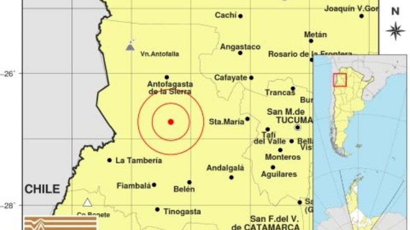 Otra madrugada con temblores en el Oeste