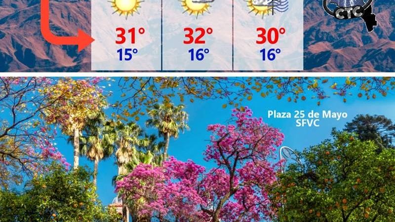 Sigue el calorcito el fin de semana