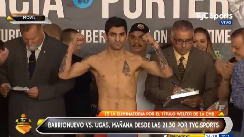 Barrionuevo dio el peso y está listo para su gran oportunidad