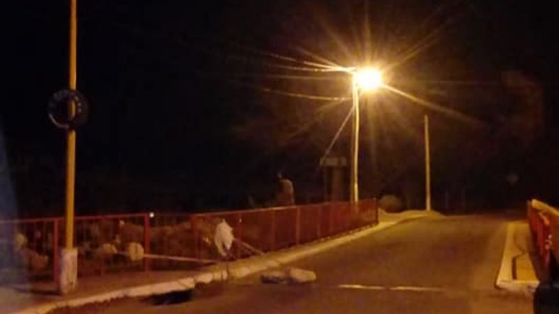 Peligro en el puente de la ruta 4 en El Rodeo