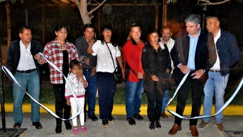 Se habilitó el Paseo Lineal, entre Buena Vista y El Alamito, en Aconquija