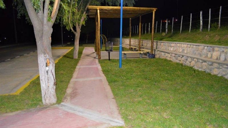 Se habilitó el Paseo Lineal, entre Buena Vista y El Alamito, en Aconquija