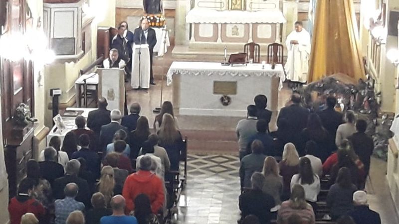 Emotivos actos en El Suncho y Piedra Blanca recordando a Fray Mamerto Esquiú