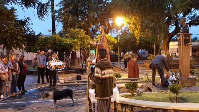 Emotivos actos en El Suncho y Piedra Blanca recordando a Fray Mamerto Esquiú