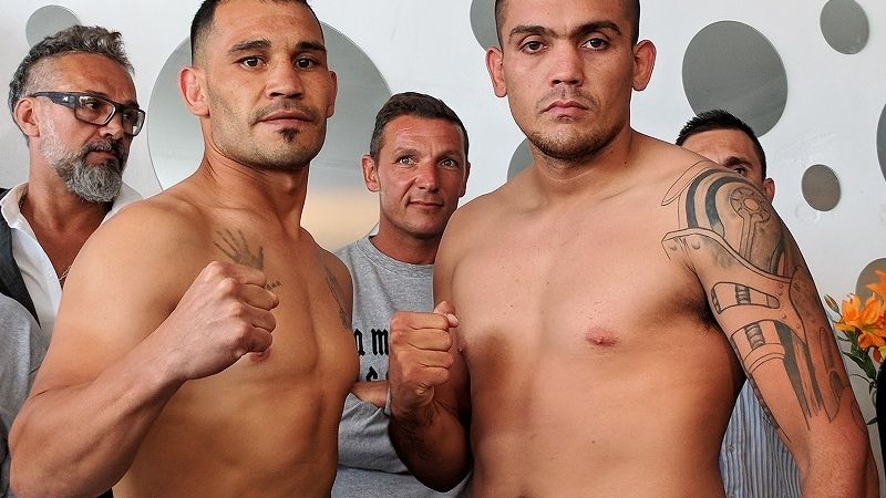 Cruce medio pesado entre el “Yacaré” Sequeira y “Paco” Galovar