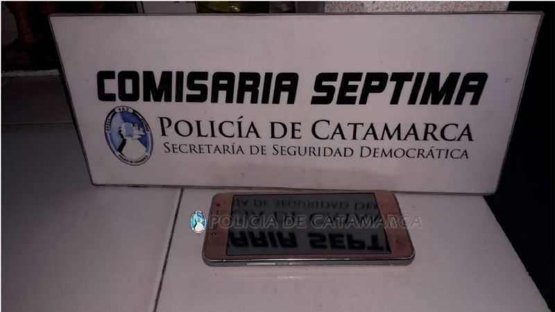 Aprehenden a un joven y recuperan un celular robado