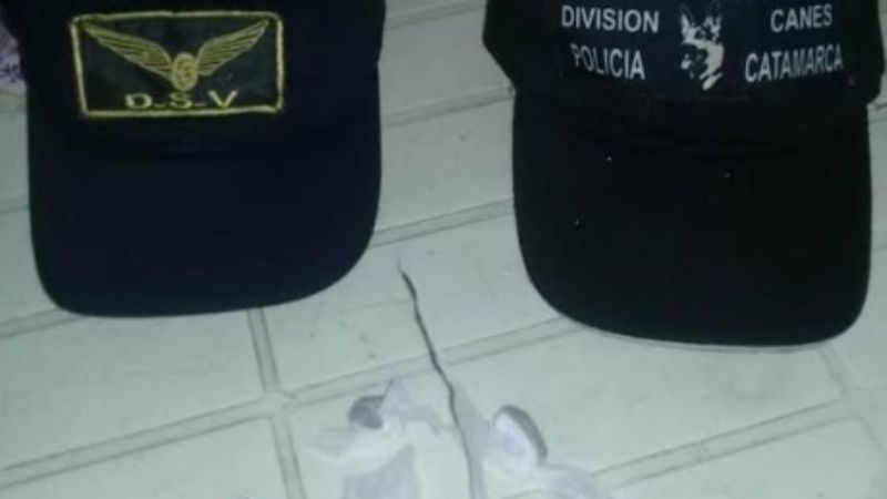 Lo detienen con droga en La Puerta