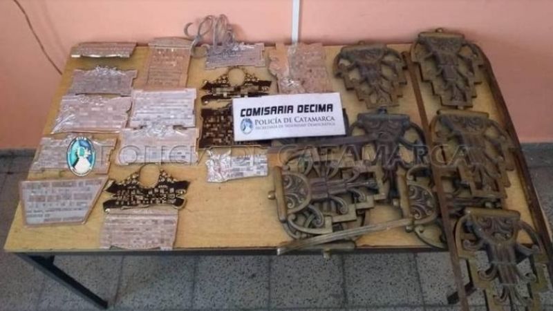 Esclarecen robo en el Cementerio