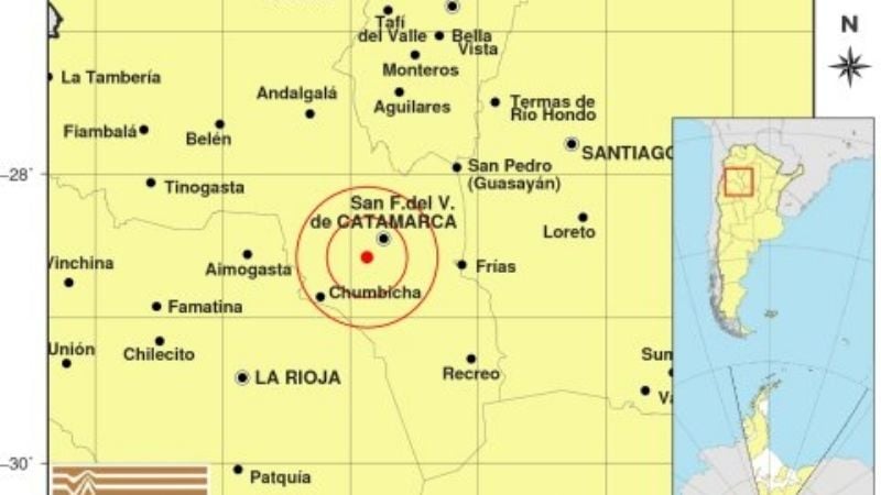 Sismo en la madrugada