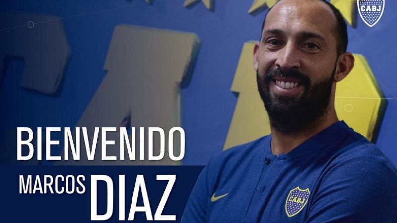 Marcos Díaz es el nuevo arquero de Boca Juniors