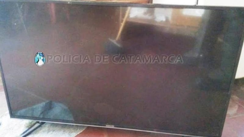 Recuperan un televisor