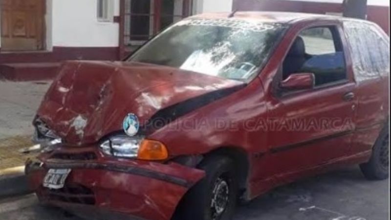 Violento choque en la ciudad