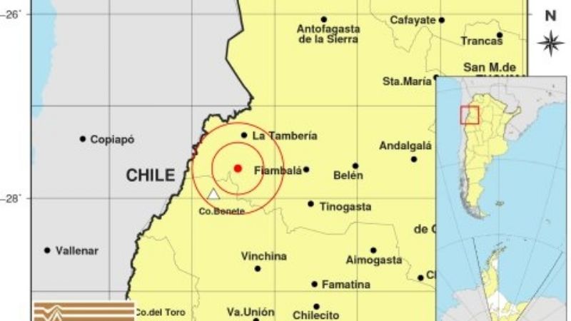 La semana arrancó con dos temblores