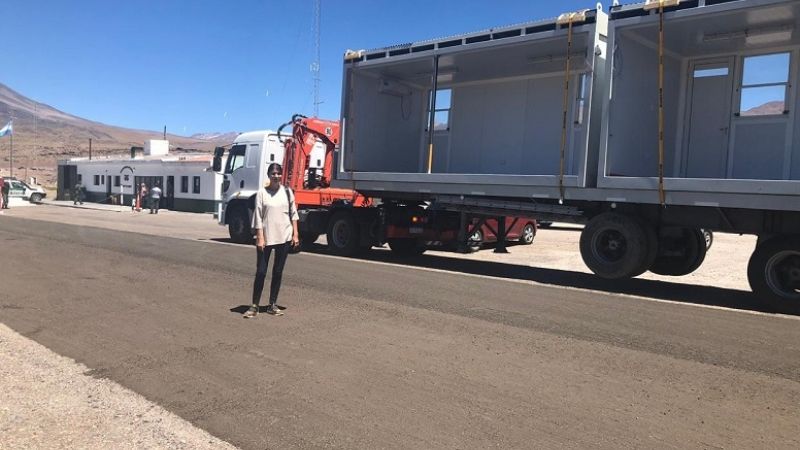 Instalan módulos en el Centro de Frontera San Francisco