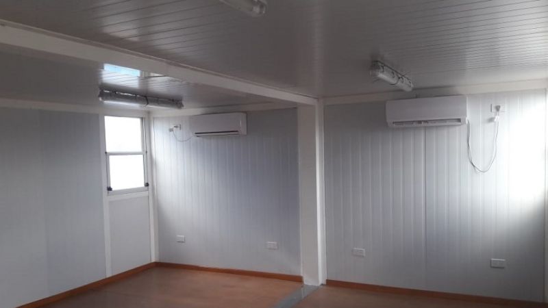 Instalan módulos en el Centro de Frontera San Francisco