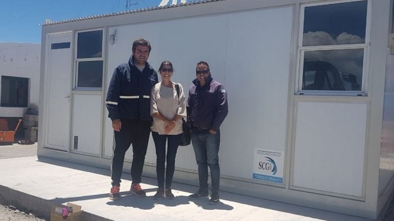 Instalan módulos en el Centro de Frontera San Francisco