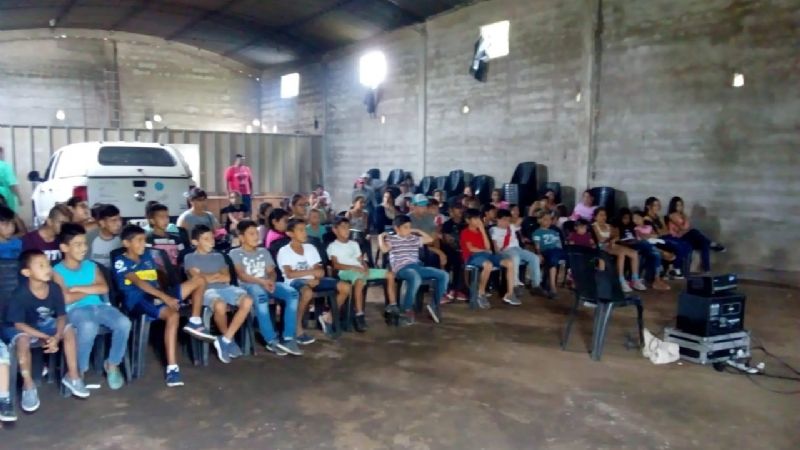 El Cine Móvil proyecta en Santa María