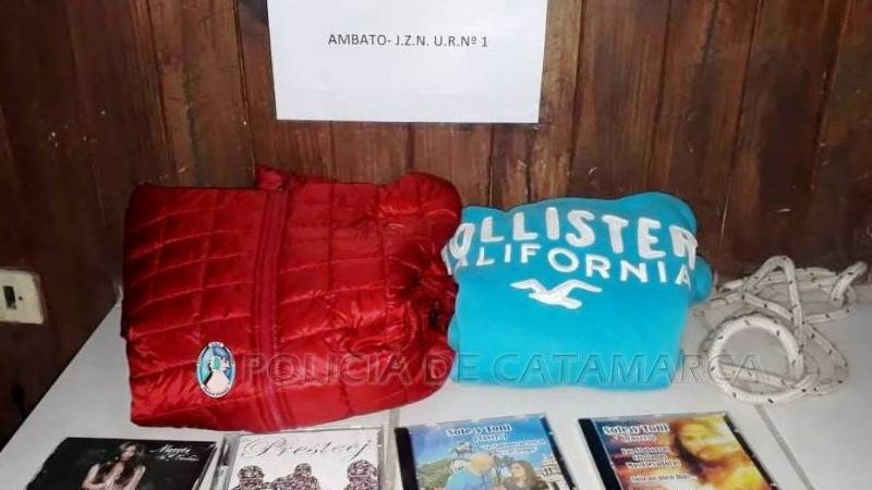 Recuperó las pertenencias robadas