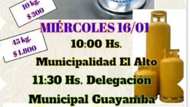 Programa Hogar Gas en El Alto