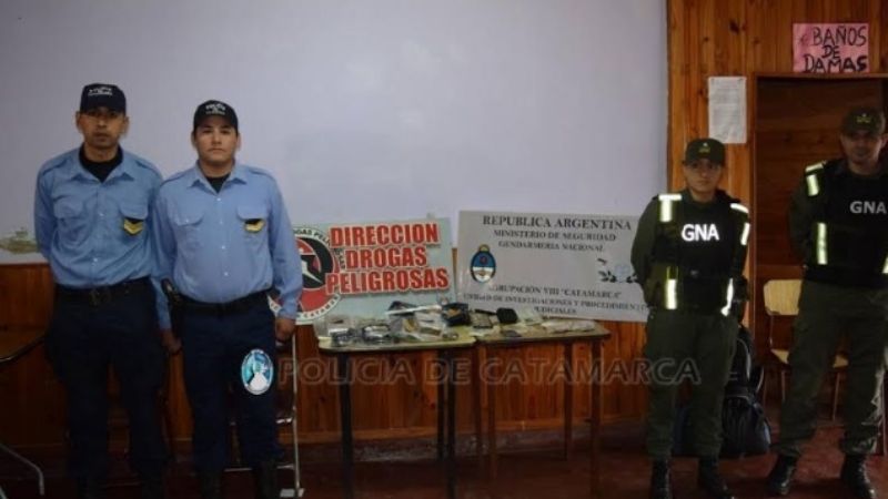 Impresionante golpe a las drogas: desbaratan banda que operaba en Tucumán y Catamarca