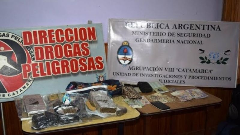 Impresionante golpe a las drogas: desbaratan banda que operaba en Tucumán y Catamarca