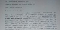LA NOTA enviada al Consejo Federal solicitando la la prórroga y el aval.