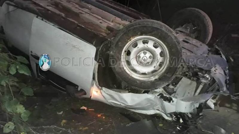 Impresionante vuelco en San Antonio, FME