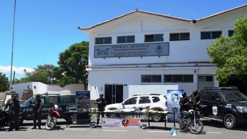 Destacan la labor de la Policía y Gendarmería para detener a traficantes