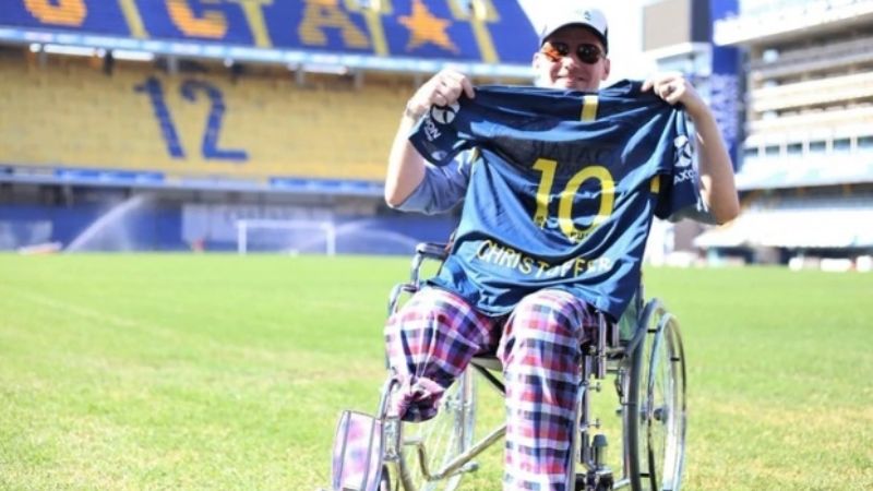 El turista baleado fue a visitar la Bombonera antes de regresar a Suecia