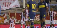 EL PIBE LOTTI, que Boca no aceptó en inferiores le hizo dos goles.