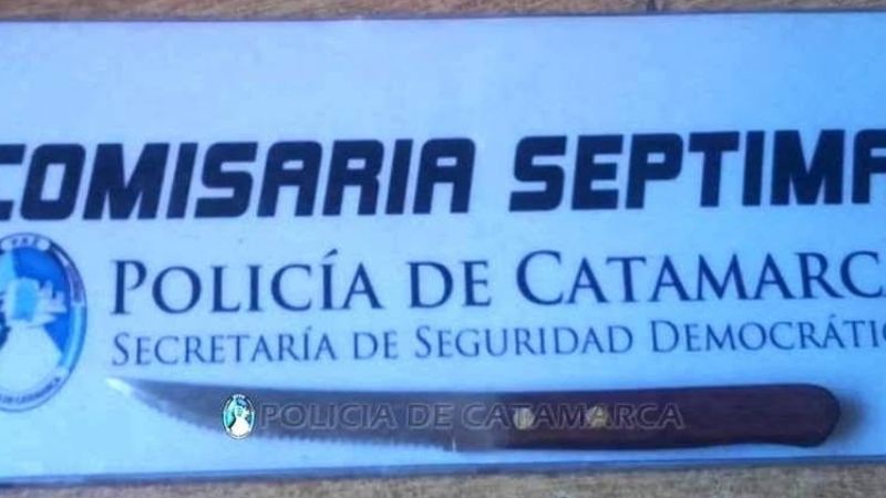 Amenazó a su hermano con un cuchillo y terminó en la comisaría