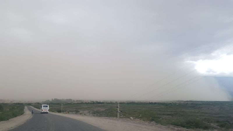 Santa María se tapó de tierra