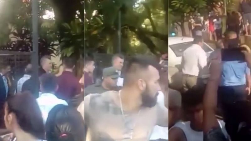 Escracharon a Macri por las inundaciones durante su visita al Chaco