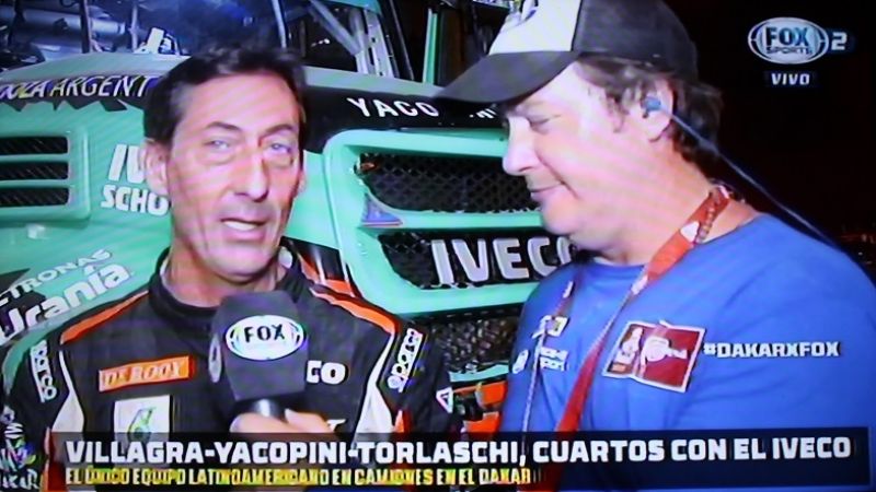 Villagra concluyó el Dakar en un festejado 4to. puesto