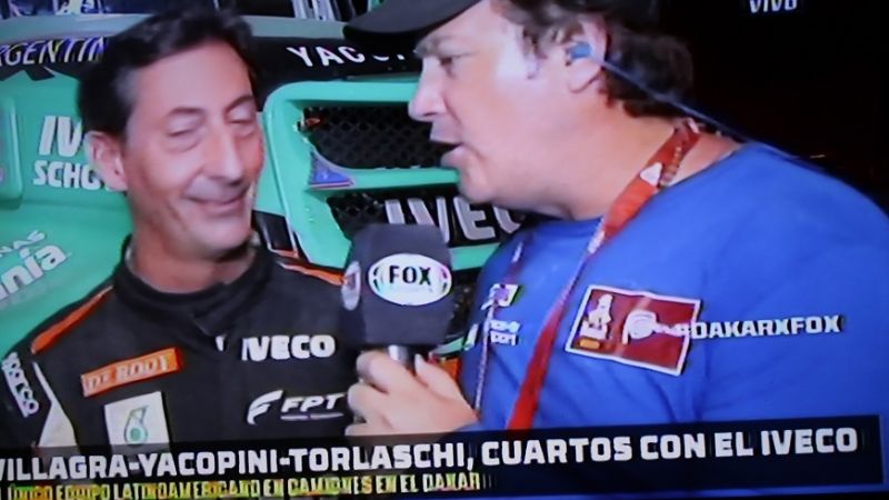 Villagra concluyó el Dakar en un festejado 4to. puesto