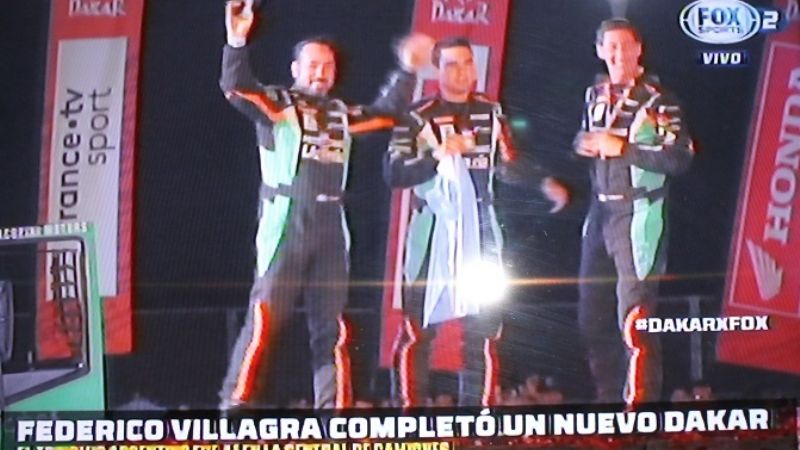 Villagra concluyó el Dakar en un festejado 4to. puesto