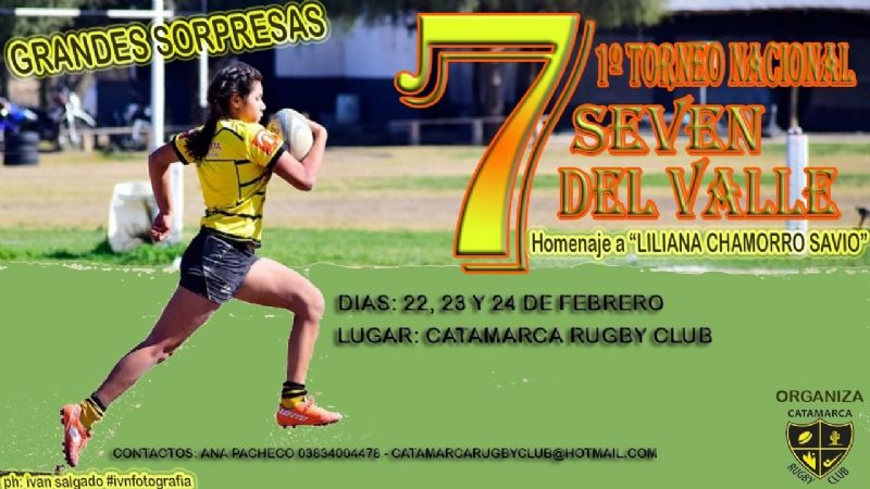 Catamarca será sede del 1º Torneo Nacional Femenino de Rugby