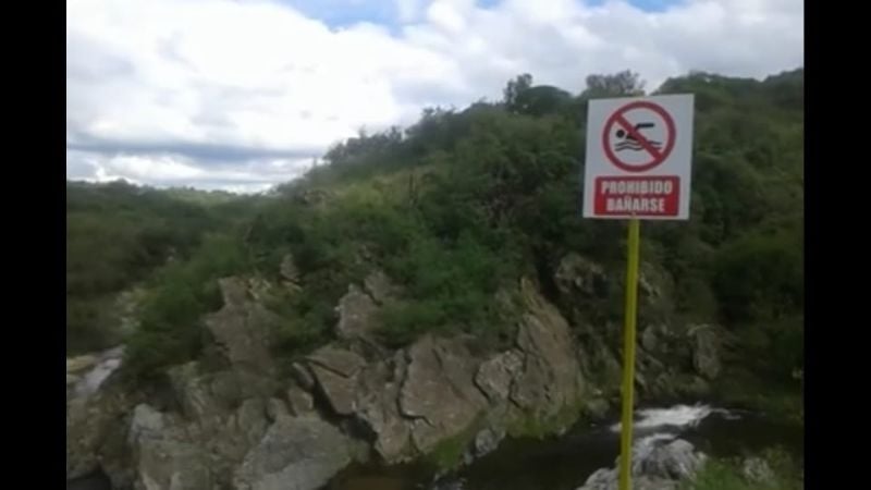 Prohibido bañarse en “La Olla”, Guayamba