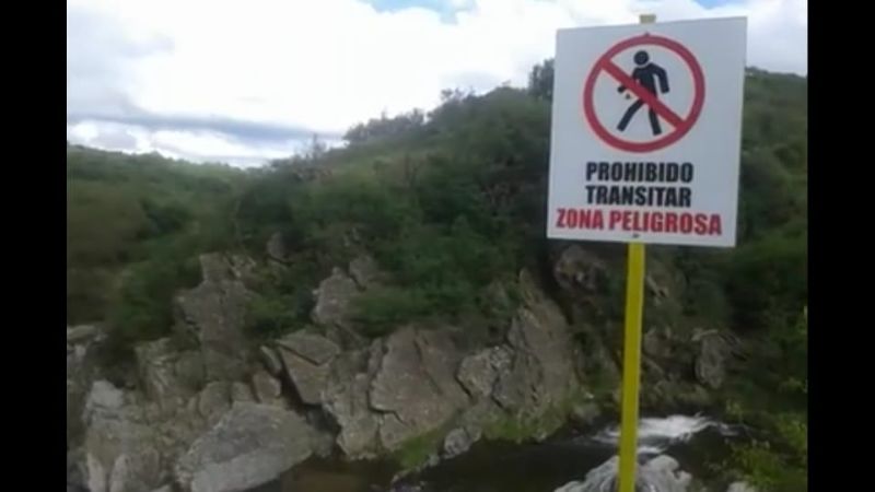 Prohibido bañarse en “La Olla”, Guayamba