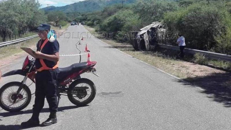 Vuelco en Huaycama con víctima fatal